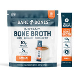 Bare Bones empaque frontal mostrando 16 sobres y diseño atractivo
