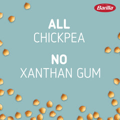 Barilla Chickpea Penne servido con salsa ilustrando combinación sabrosa y nutritiva