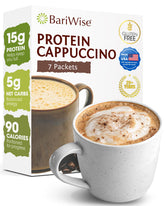 BariWise frente del producto mostrando caja y sobres, práctico para llevar