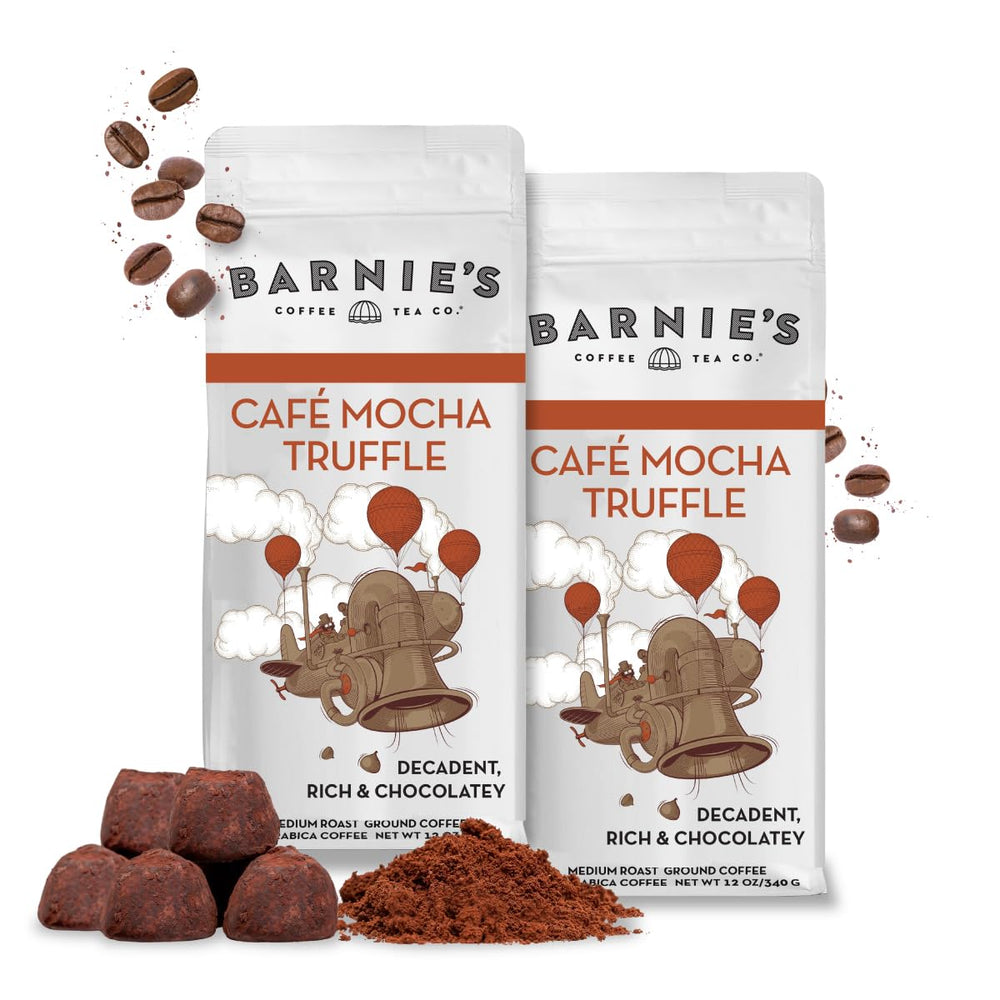 Barnie's Coffee Tea Co. frente del paquete beneficiando conservación