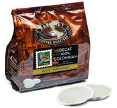 Baronet Coffee frontal del paquete de pads descafeinado, frescura garantizada