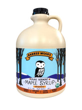 Barred Woods jarra frontal 64 oz mostrando envase y etiqueta orgánica