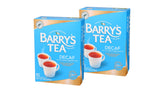 Barry's Tea frente del paquete mostrando diseño y cantidad