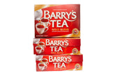 Barry's Tea frontal del embalaje mostrando las tres cajas y la marca