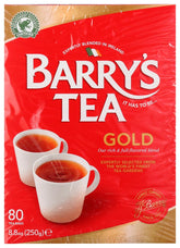 Barry's Tea paquete frontal mostrando diseño y facilidad de almacenamiento