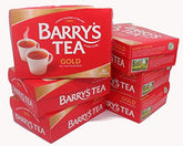 Barry's Tea frontal del paquete Gold Blend que muestra presentación y cantidad