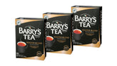 Barry's Tea vista frontal del paquete mostrando el logotipo y 80 bolsitas, conveniencia clara