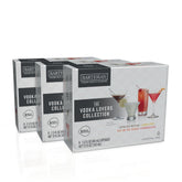 Bartesian caja 24 cápsulas Vodka Lovers mostrando variedad y conveniencia