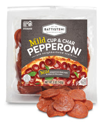 Battistoni paquete frente 5oz mostrando tamaño y etiqueta útil para almacenamiento