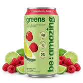 BE AMAZING lata frontal Raspberry Lime muestra diseño y conveniencia