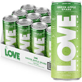 Be Love lata frente Green Apple Spark mostrando diseño y beneficio enfoque