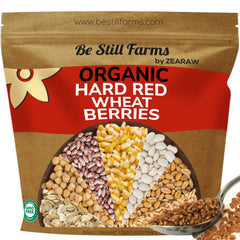 Be Still Farms frente del empaque mostrando 4.8 lb y beneficio de almacenamiento práctico