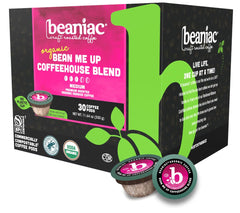 beaniac caja frontal mostrando 30 cápsulas y beneficio práctico