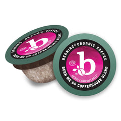 beaniac cápsula insertada en Keurig prepara café al instante