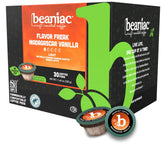 beaniac frontal del paquete mostrando 30 cápsulas y conveniencia
