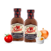 Old Florida Sauce Co. botella frente mostrando etiqueta clara y tamaño