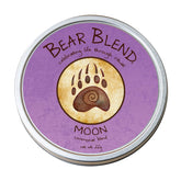 Bear Blend Organics paquete Moon de frente mostrando etiqueta ceremonial y beneficios