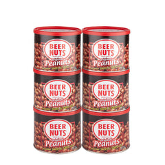 BEER NUTS lata frontal mostrando marca y diseño, atractivo para servir