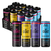 BeGOAT pack frontal con latas variadas mostrando diseño y conveniencia
