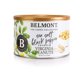 Belmont Peanuts frente del paquete mostrando diseño y tamaño