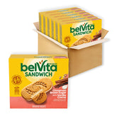 belVita vista frontal del paquete con 30 paquetes, alimento práctico