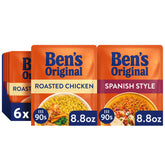 Ben's Original frente del paquete mostrando la variedad y conveniencia