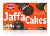 Benton’s Jaffa Cakes vista frontal de la caja, presentación ideal para regalo