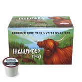 Berres Brothers caja frontal Highlander Grogg mostrando diseño y cantidad
