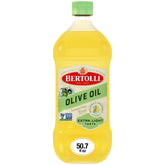 Bertolli botella frontal 50.7 fl oz mostrando volumen y uso doméstico