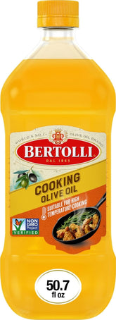Bertolli botella frontal 50.7 fl oz muestra volumen y ahorro