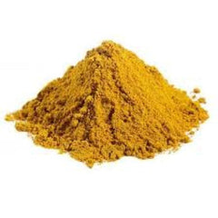 Betapac Curry Powder usado sobre arroz realzando sabor caribeño