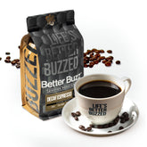 Better Buzz empaque frontal mostrando bolsa 12 oz y frescura