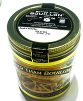Better Than Bouillon frasco delantero con etiqueta visible y beneficio sabor concentrado