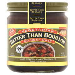 Better Than Bouillon textura en pasta, muestra fácil disolución y mezcla