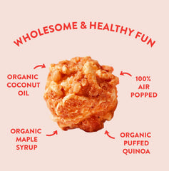 BETTER TOGETHER FOODS palomitas con quinoa en un bol, crujiente y ligero