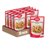 Betty Crocker empaque frontal mostrando contenido y ventaja de preparación rápida
