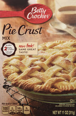 Betty Crocker frente del empaque mostrando el producto y rapidez