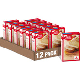 Betty Crocker empaque frontal mostrando la mezcla y conveniencia