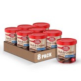 Betty Crocker frasco frontal de frosting mostrando sello y beneficio práctico