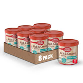 Betty Crocker frente de lata cream cheese mostrando presentación y facilidad