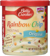 Betty Crocker lata frontal mostrando el diseño y facilidad de uso