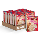 Betty Crocker paquete frontal mostrando mezcla Cherry Chip y conveniencia
