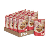 Betty Crocker empaque frontal del mix mostrando marca y sabor triple berry