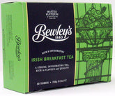 Bewley's caja frontal muestra 80 bolsitas y conveniencia para el desayuno
