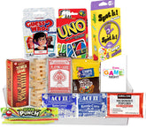 Beyond The Box caja frontal con juegos y snacks listos para regalar