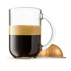 BiancoDoppio cápsula frontal mostrando el diseño y conveniencia para espresso intenso