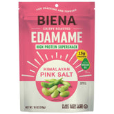 BIENA paquete frontal 18 oz mostrando el snack crujiente y la marca