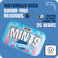 Big Sky lata abierta con mints visibles listo para consumir