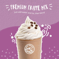 Big Train vaso frappé servido con espuma y hielo, aspecto refrescante