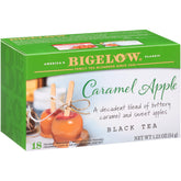 Bigelow Tea vista frontal del paquete mostrando 18 bolsas y diseño festivo